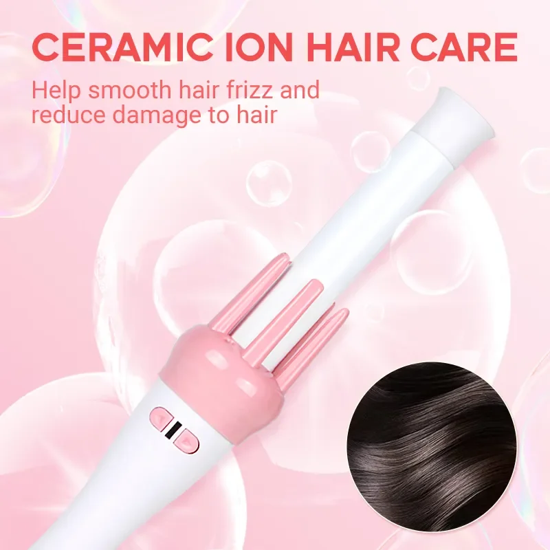 Heat Resistant Hair Curler Styling Safe And Easy To Use Hot Ceramic Sale Automatic Rotary Curl Iron Wand Tool