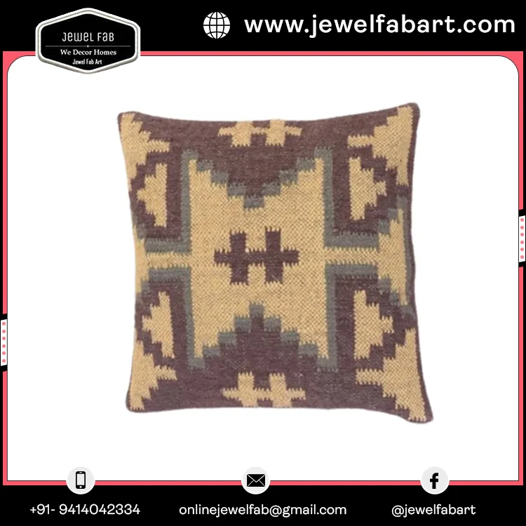 Indian Decorative Cushion Cover Bohemian Vintage Kilim Home Decor Pillow Case Cushion Sofa Bedding Home Textiles Cushion Covers