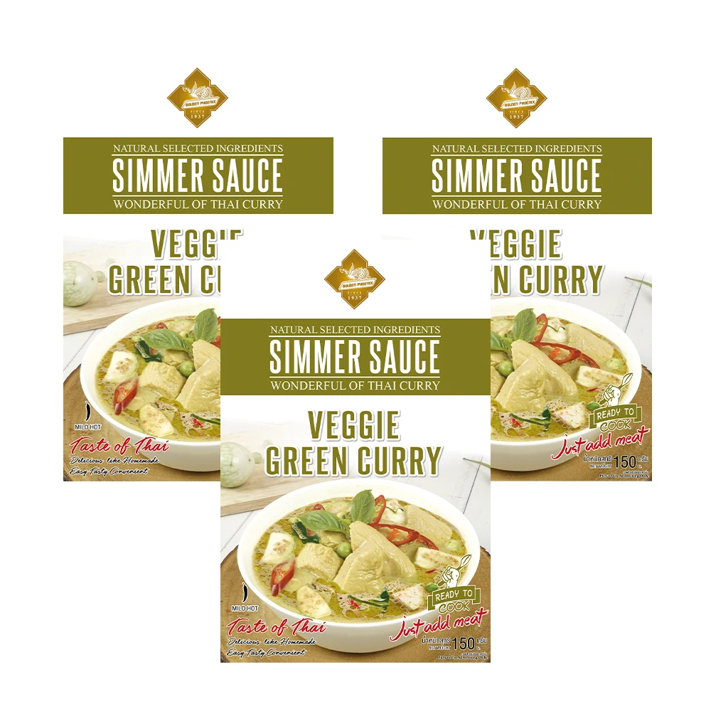 Best product Simmer Sauce - Green Curry Sauce 150g Premium Quality Product from Thailand