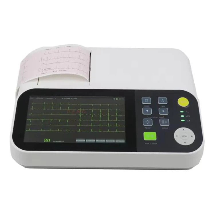 CHINCAN CK3A Portable 12 lead ECG machine 3 channel 6 channel touch screen with printer
