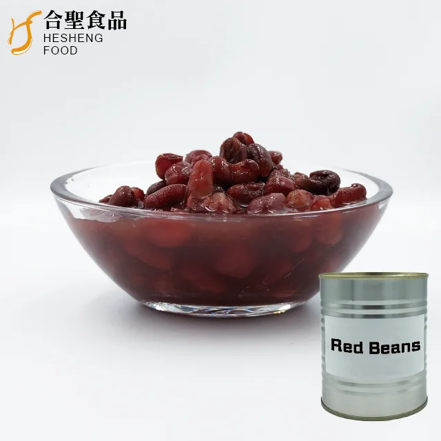 3 Kg Can Red Bean Canned Food for Bubble Tea Topping Ingredient