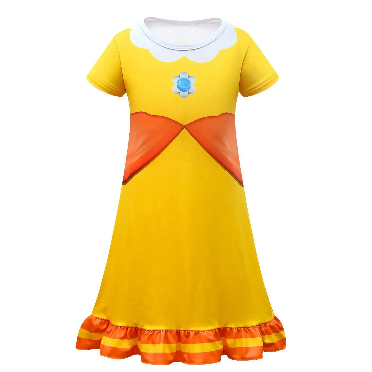 2022 Wholesale girls silk milk alsa princess gown night dress Kids sleepwear pajama
