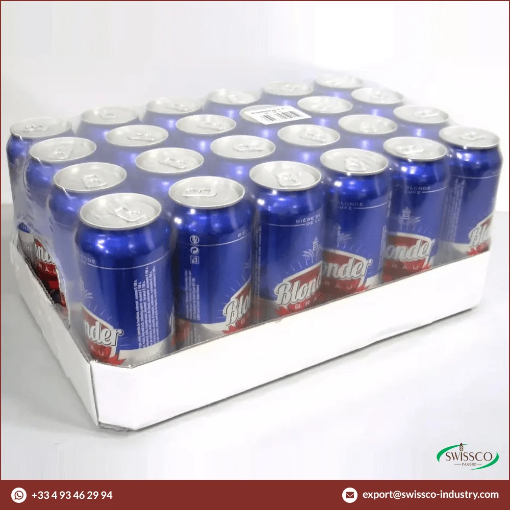 Wholesale Price Top Notch Quality Lager Type Blonderbrau Blond Beer Can of 50cl for Bulk Buyers