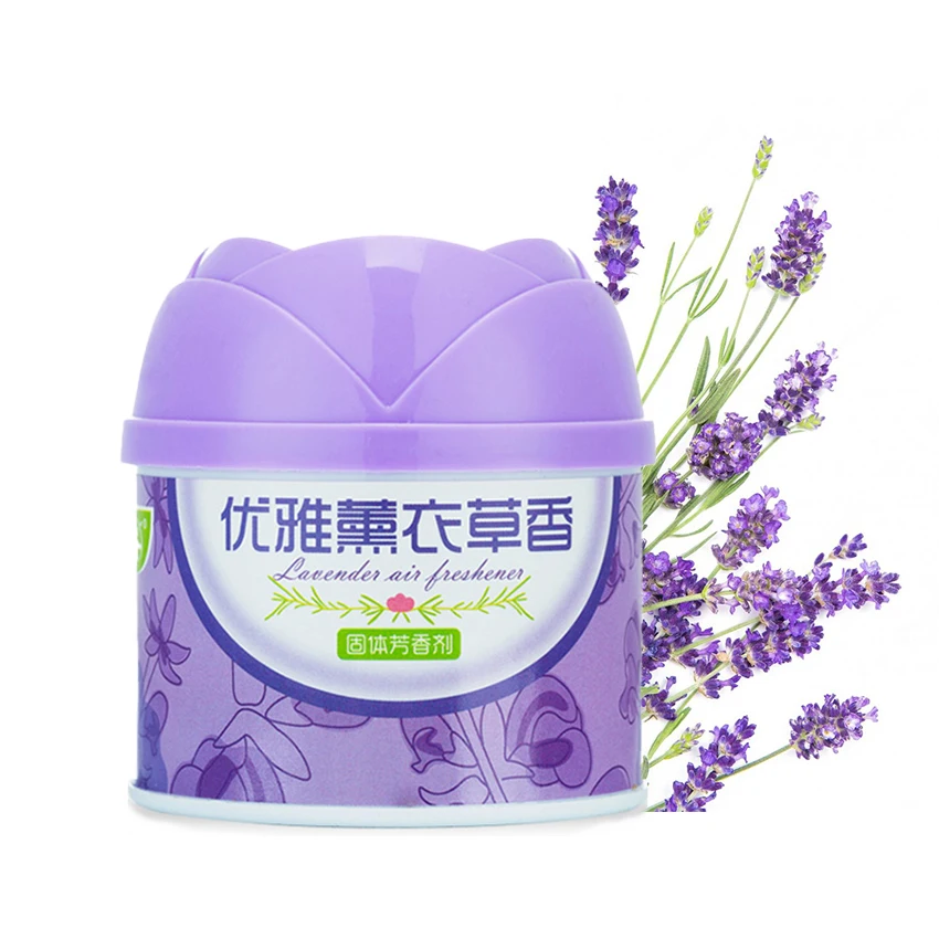 105g lavender fragrance Home Air Freshener Gel/Bathroom Air Freshener Scent/Aromatherapy Scented Gel