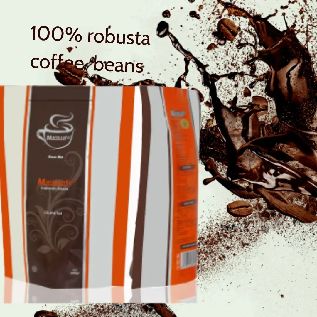 Самая низкая цена; Эспрессо кофе бобов страсти бобы 100% робуста HACCP ISO Wake Up от Vietnam500gr/Сумка