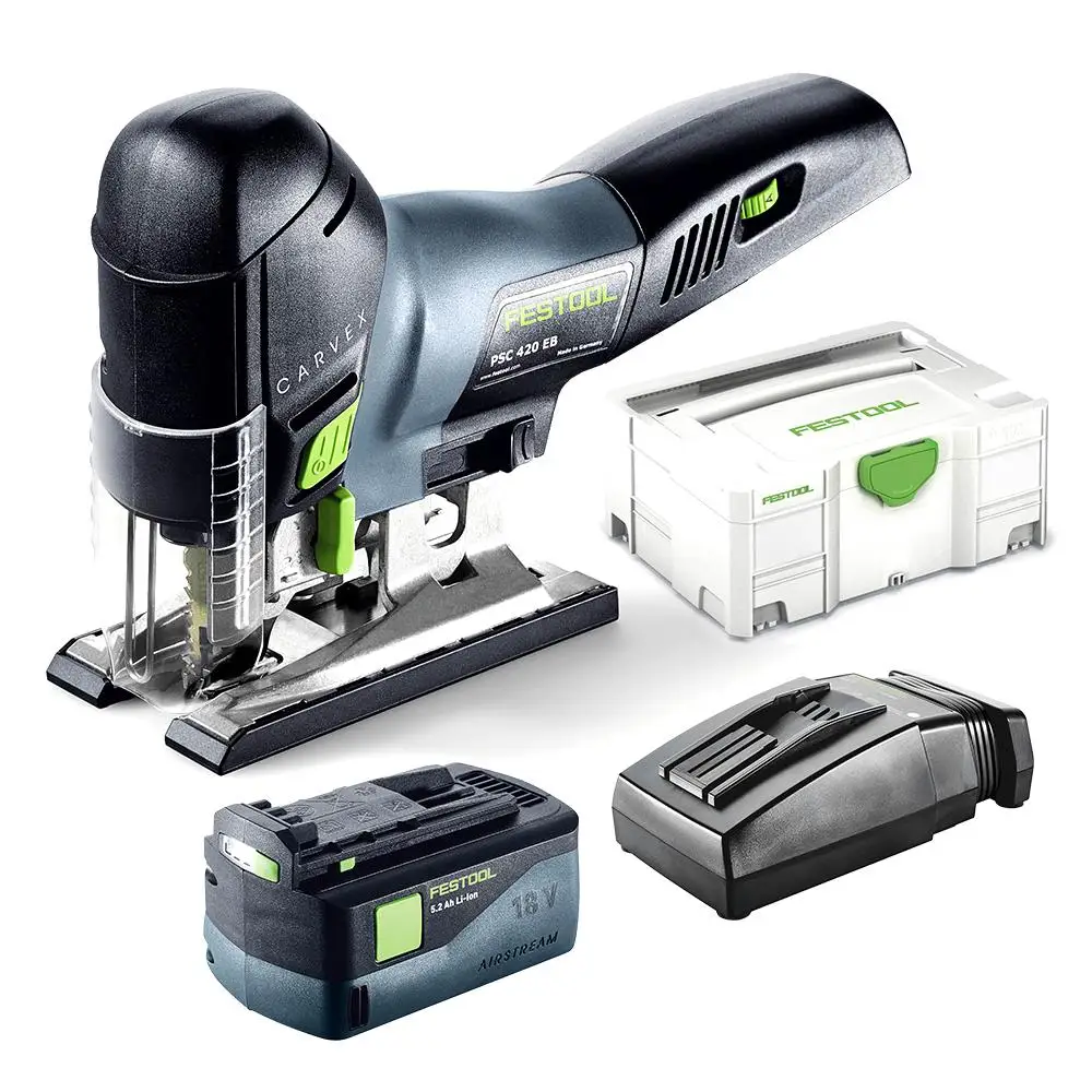Festool PSC 420 EB Li 5.Ah TCL6-Plus (575016) 18V 5.2Ah литий-ионный комплект для беспроводного карвекса