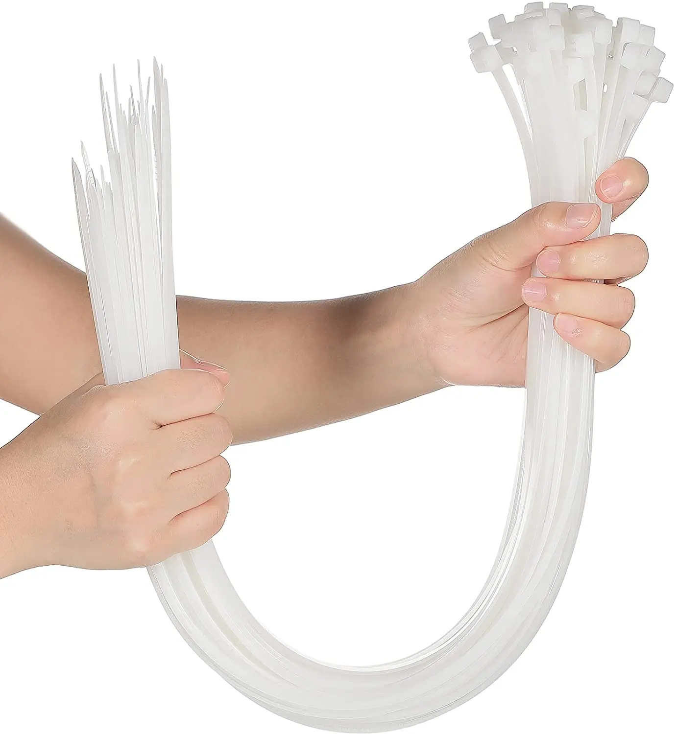 Heavy Duty Nylon66 Plastic Cable Ties/Zip Ties and Durable Tie Wraps for Bundling