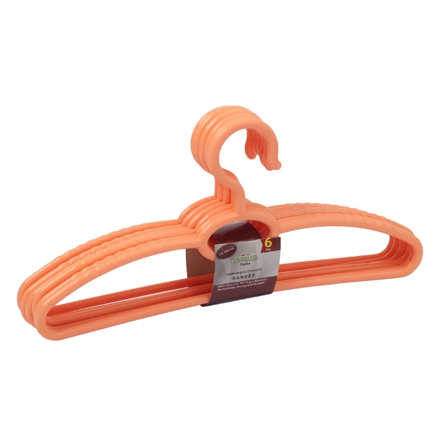 Premio Hanger 13 Inch Closet Clothes Organizer Accessories 6pc Pack Coat Hanger Wardrobe Supplies