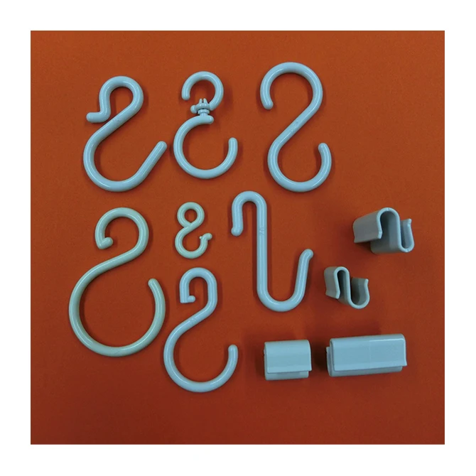 Супермаркет с двумя полками крючки для дисплея пластиковые складские принадлежности материал ABS новый дизайн магазинов витрина