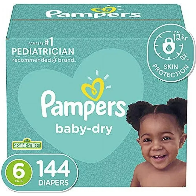 Sell Baby Pampers | Pampers Premium Protection | Pampers Diapers, Soft and Absorbent, Size 3, 136 for babies