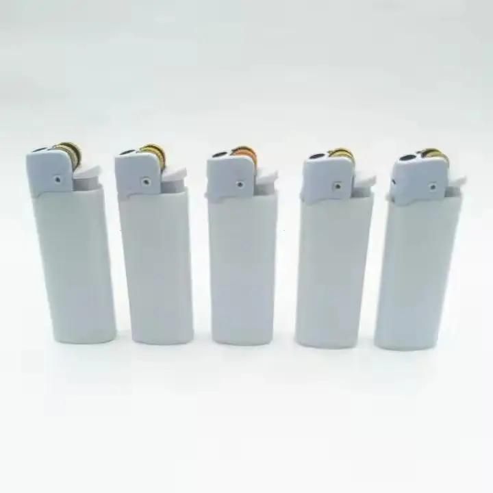 The latest customized cheap disposable plastic butane gas cigarette lighter with smoking