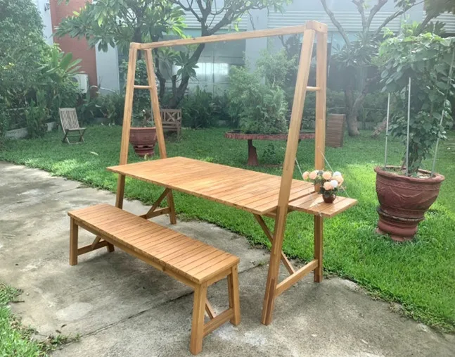 set table+bench