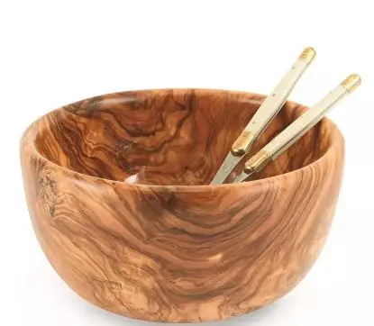 Decor Handmade Wooden Snacks and Dip Bowls - Mini Wooden Bowls for Dry Fruits, Condiments, Fruits and Veggies - Multipurpose