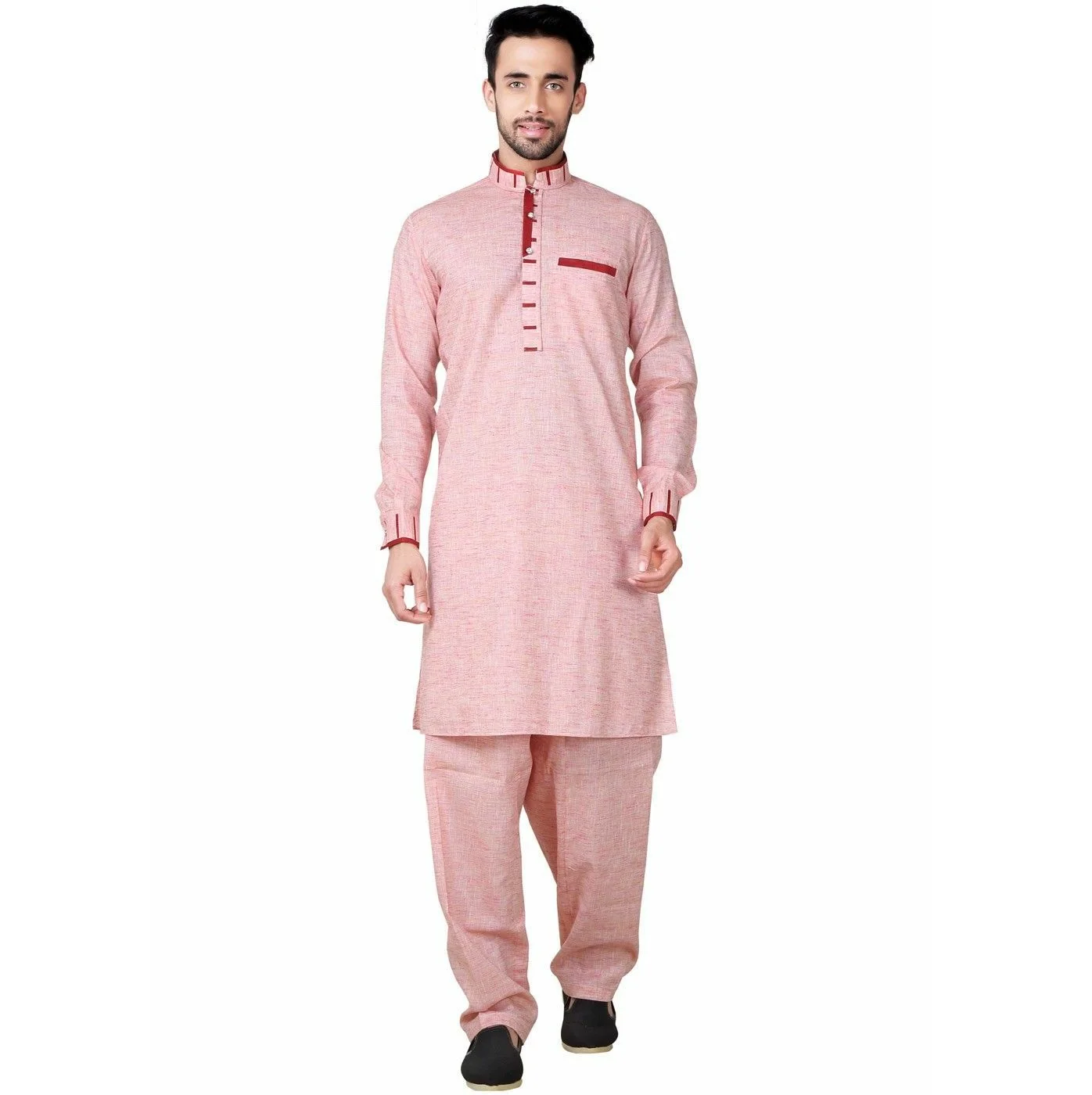Kurta Shalwar Pakistani Gents Blank solid Color Suits Pakistan Pyjama Kurta men new designs 2023