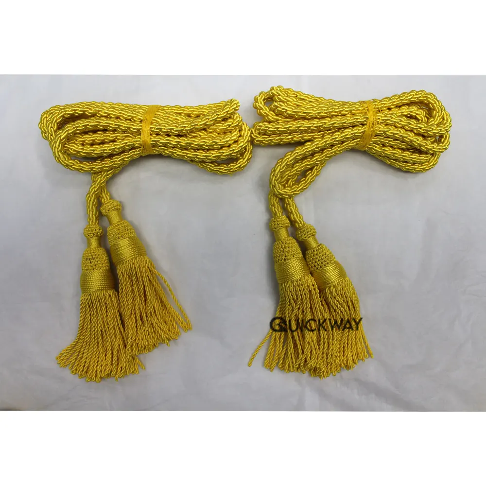 OEM 2023 New Ceremonial Flag Tassels Pakistan Made Wholesale Strings Tri color Bugle cords