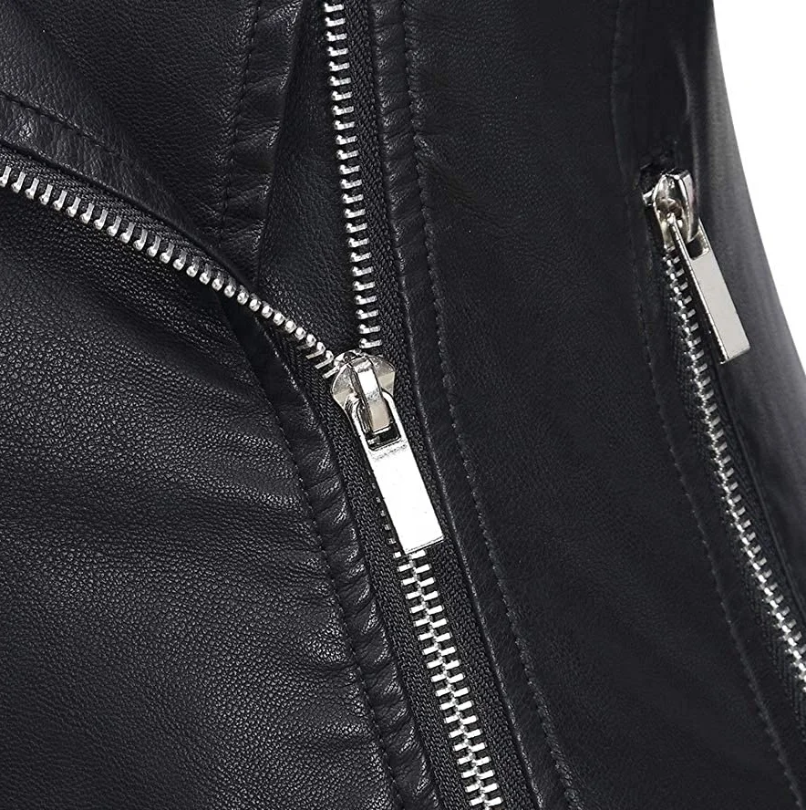 Solid red borg collar Light Color Fashionable Women Leather Jackets Genuine Leather Jacket for Winter Wear Popular custom PU