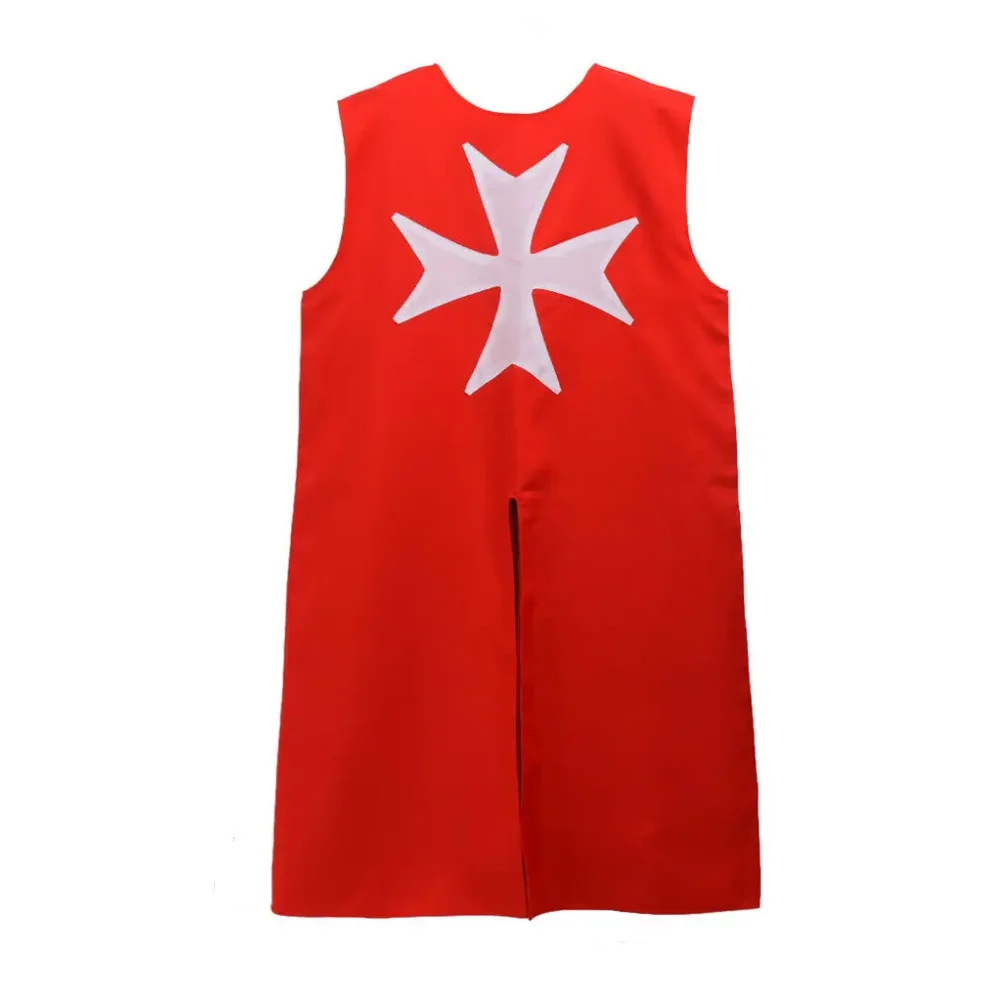 Custom Design Mens Knight Templar Tunic with Trims Regalia Dress Masonic Gown Oversized Shawls