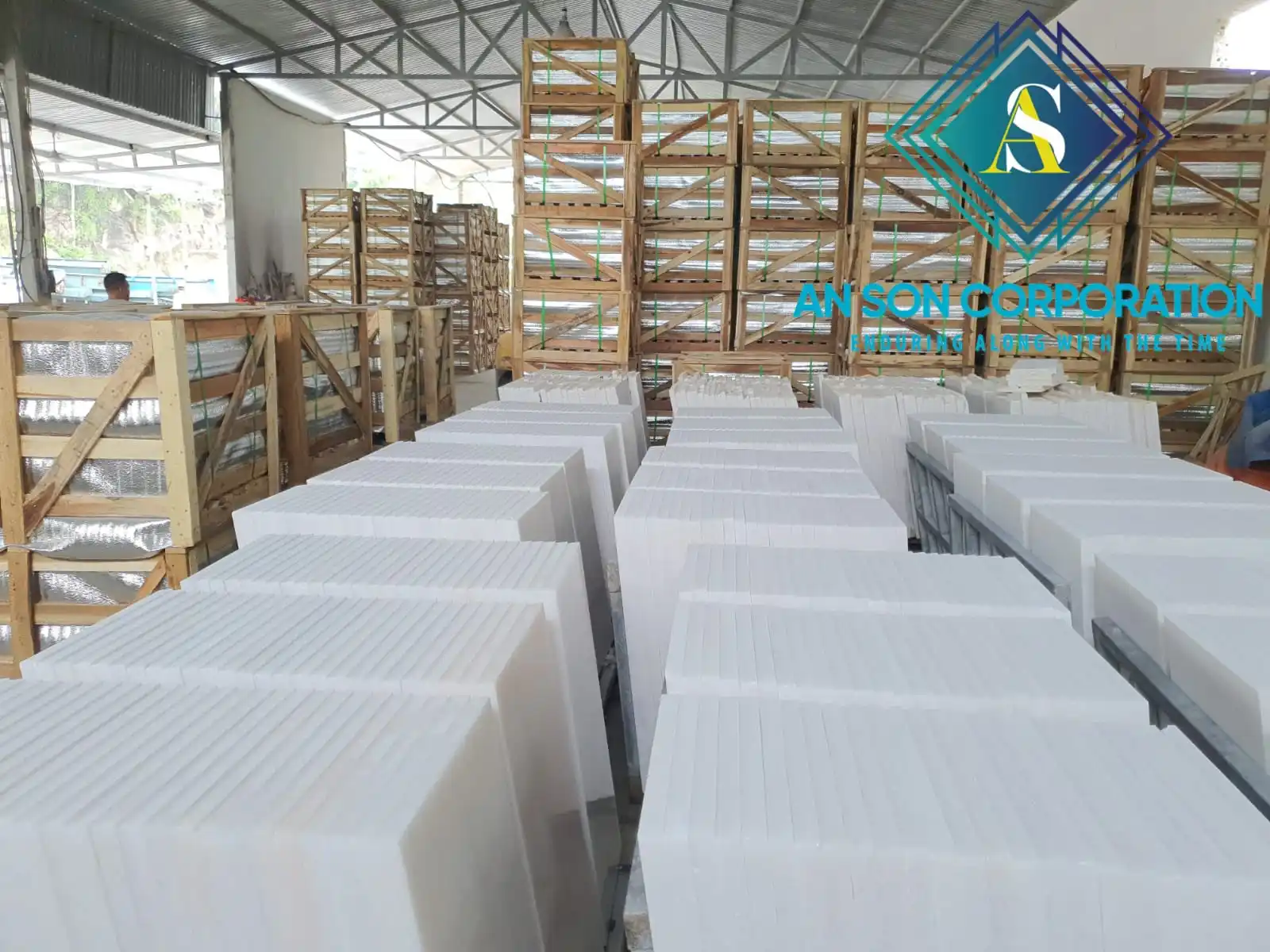 Top Quality Pure White Marble Tiles From Marble Manufacturer In Vietnam