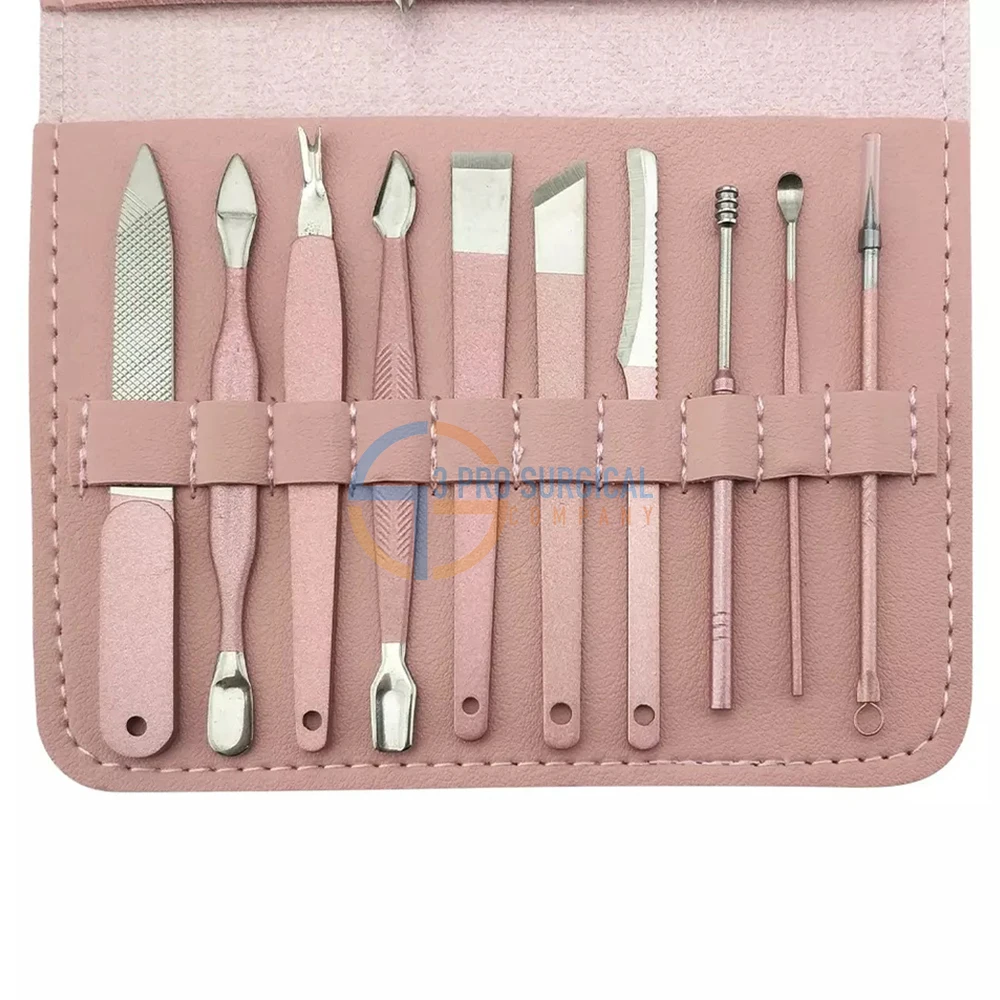 3Pro Best Quality Manicure and Pedicure Instrument & Tool Kit, Excellent Price Range Set with Very Best Quality