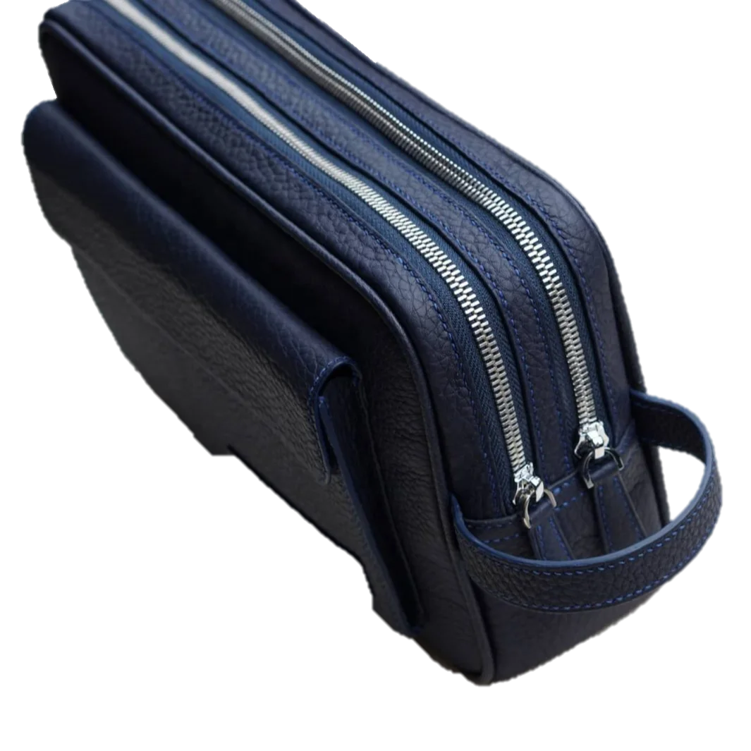 Fashionable Hot Sale Top Product Vintage Style In Stock Genuine Cowhide Leather OEM Customized Clutch Purse Handbag For Women