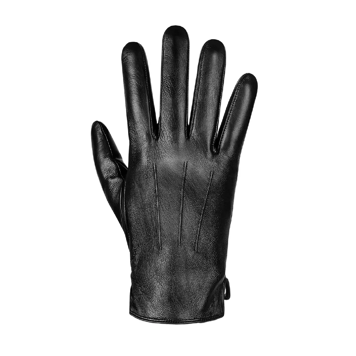 Customized Fashion Outdoor Winter Driver Leather Gloves Custom Best-Selling High-Quality Winter Leather Gloves Men