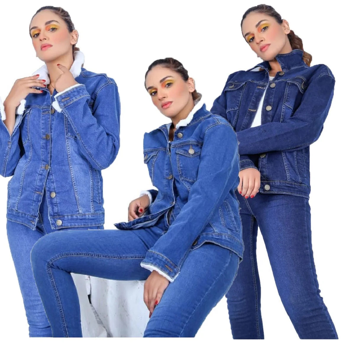Factory Cheap Price Wholesale High Quality Women Jeans Denim Cotton breathable Top Selling Jacket 2024 With customized logo size