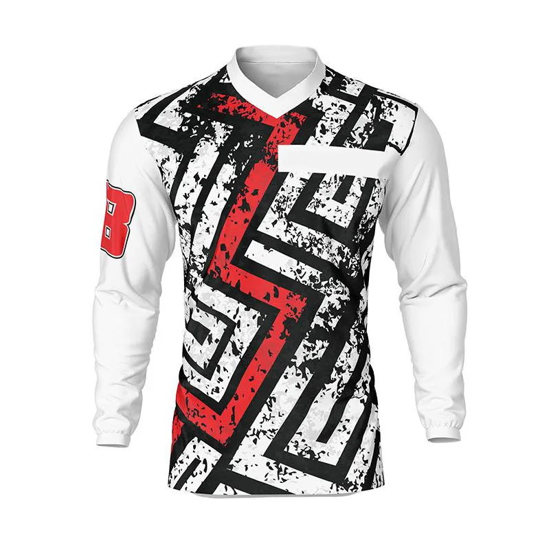Custom Quick Dry Unisex Sublimation Motor cross Crew jersey For Man Racing Team Polo Shirts