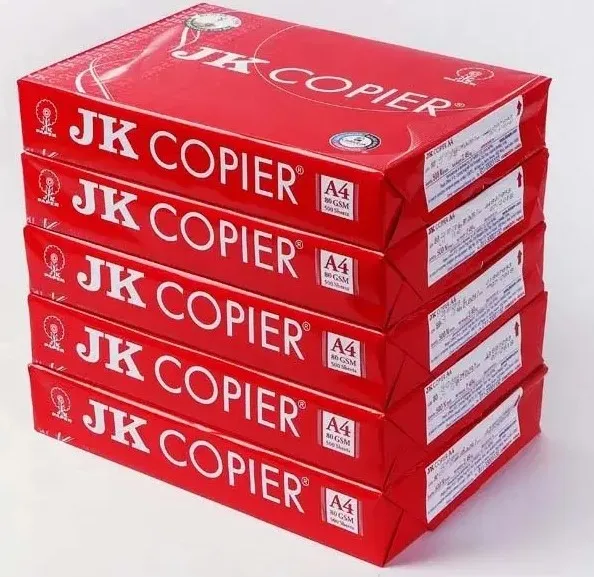 Jk Easy Copier Paper A4 75GSM 70GSM 500 Sheets Per Rim JK copier paper 80gsm 70gsm office paper for sale at factory prices