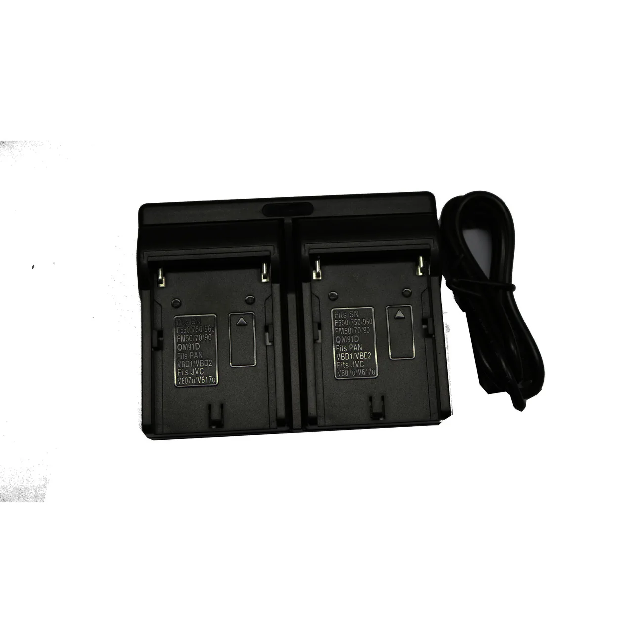 Micro USB Double Slots Smart Battery Charger Camera Battery Charger for Canon Sony Panasonic DMW-BCA7/CGR-S001E