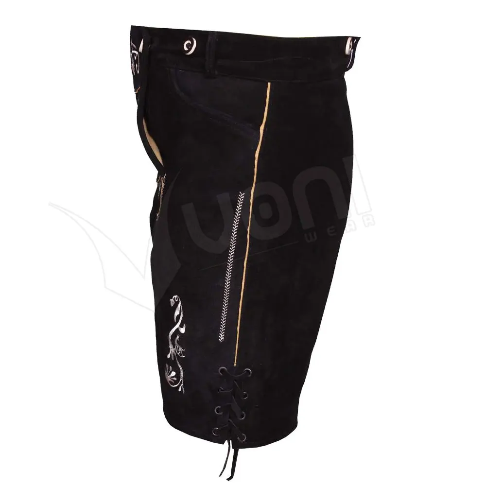 Wholesale Price Men Bavarian Shorts Lederhosen Antique Look Lederhosen For Men