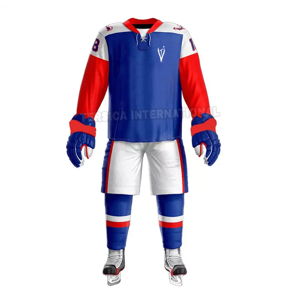 Quick Dry Custom Reversible Ice Hockey Uniform Adults Sportswear Ice Hockey Uniform Best Quality Ice Hockey Uniform