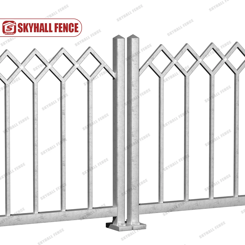 Factory Direct Middle East Marketable Welded Ornamental Fence