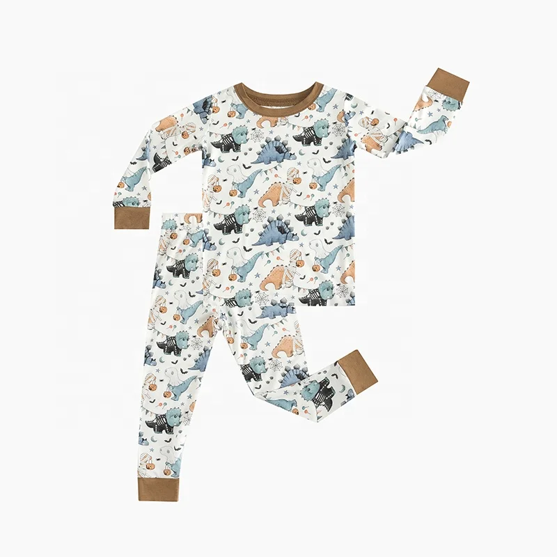 MIOZING valentine red plaid personalized christmas nightmare modern moments modal fabric baby pajamas