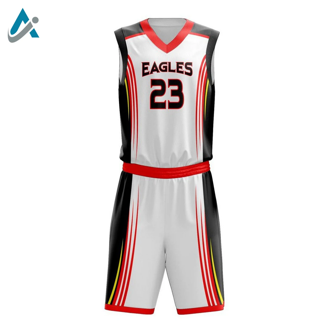 Team Wear Sports Custom sublimation high quality Purple And Multi Full Printed basketball uniform set And jersey