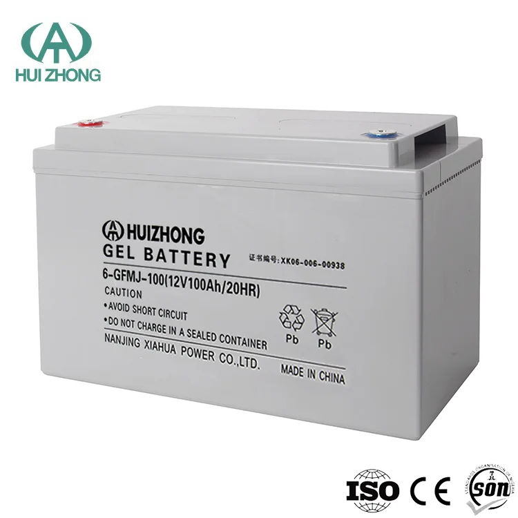 HIZN Rechargeable 12V 100ah 120ah  150ah Battery Solar Lead Acid Storage Deep Cycle Battery