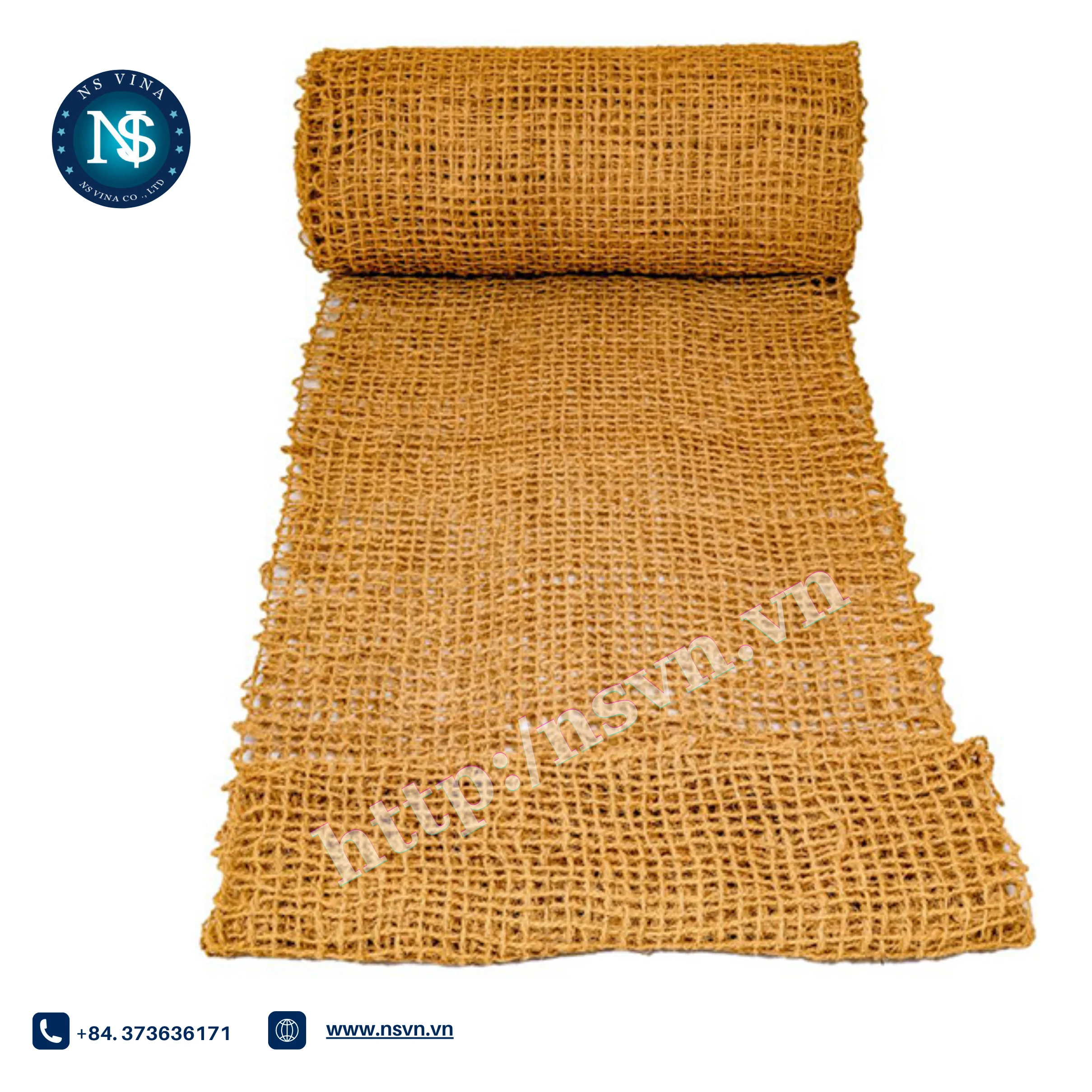 Кокосовая сетка из кокосового волокна по низкой цене от вьетнамского идеального экологически чистого продукта для борьбы с эрозией почвы голые холмы