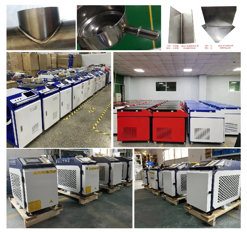 3 In 1 Handheld Laser Welding Machine 1500W water cooling fiber laser welding machine stainless steel aluminum copper welding