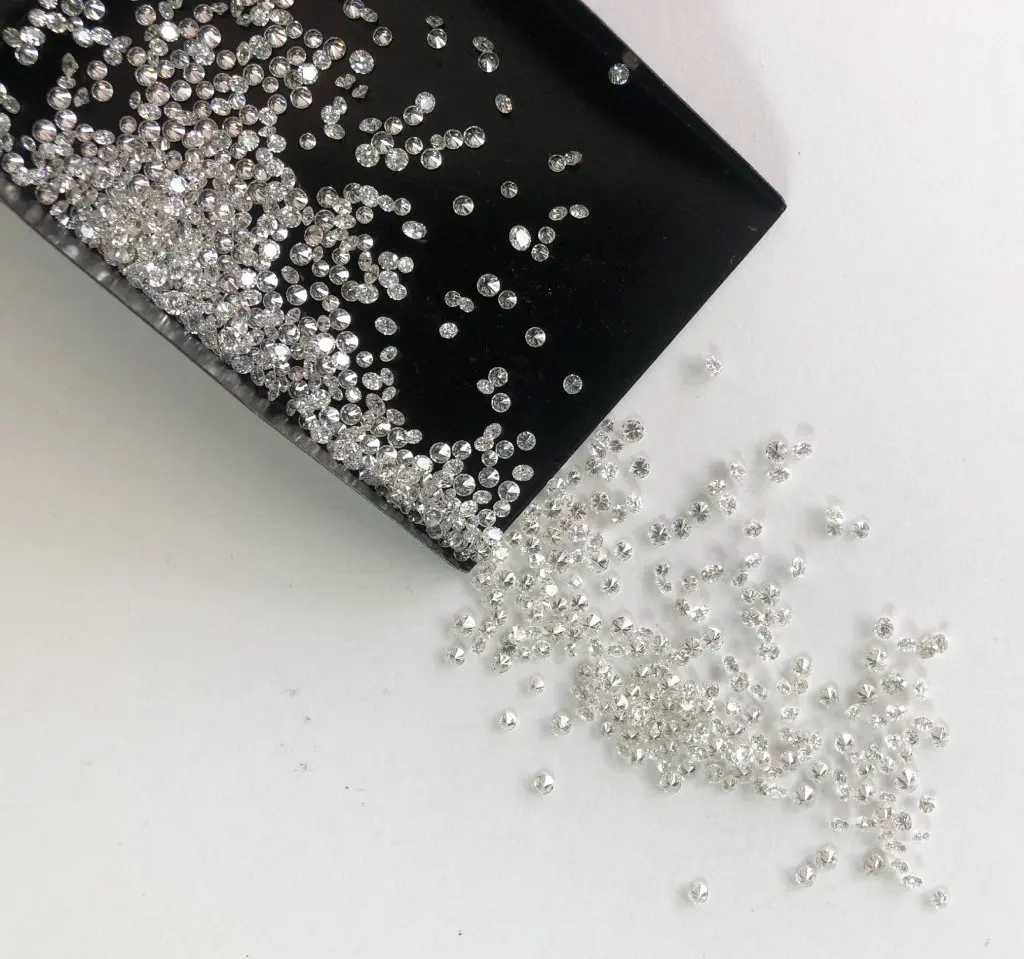 Loose Synthetic Polish Diamonds CVD Lab Grown Diamond Star Melle Diamonds With Best Price From India