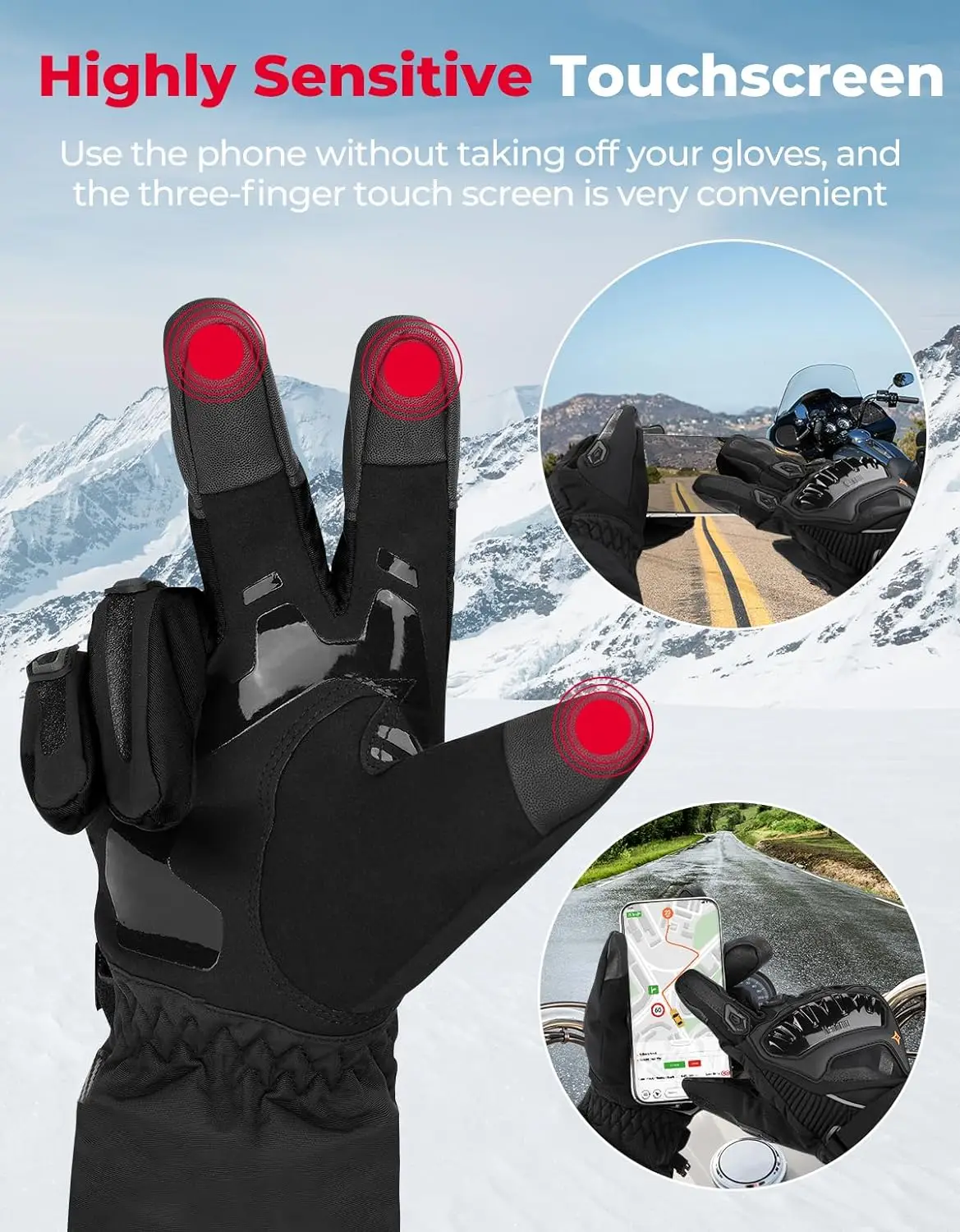 CYCLE GEAR Motorcycle Gloves for Dirt Bike BMX Mx ATV Off Road Racing Motocross Mountain Bike Men & Women