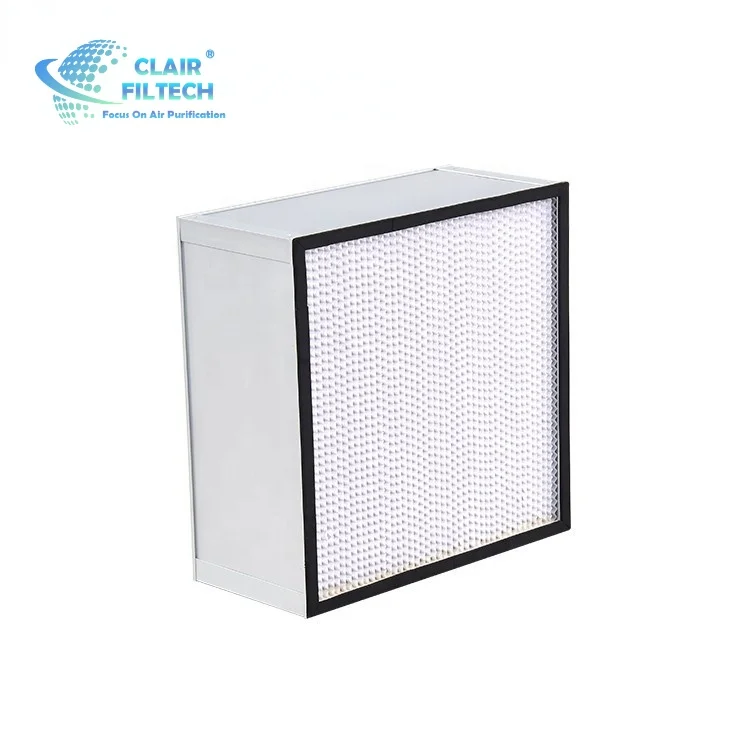 Factory Price Deep Pleated Separator Laminar Flow Hood H13 H14 Hepa Filter For Ventilation System