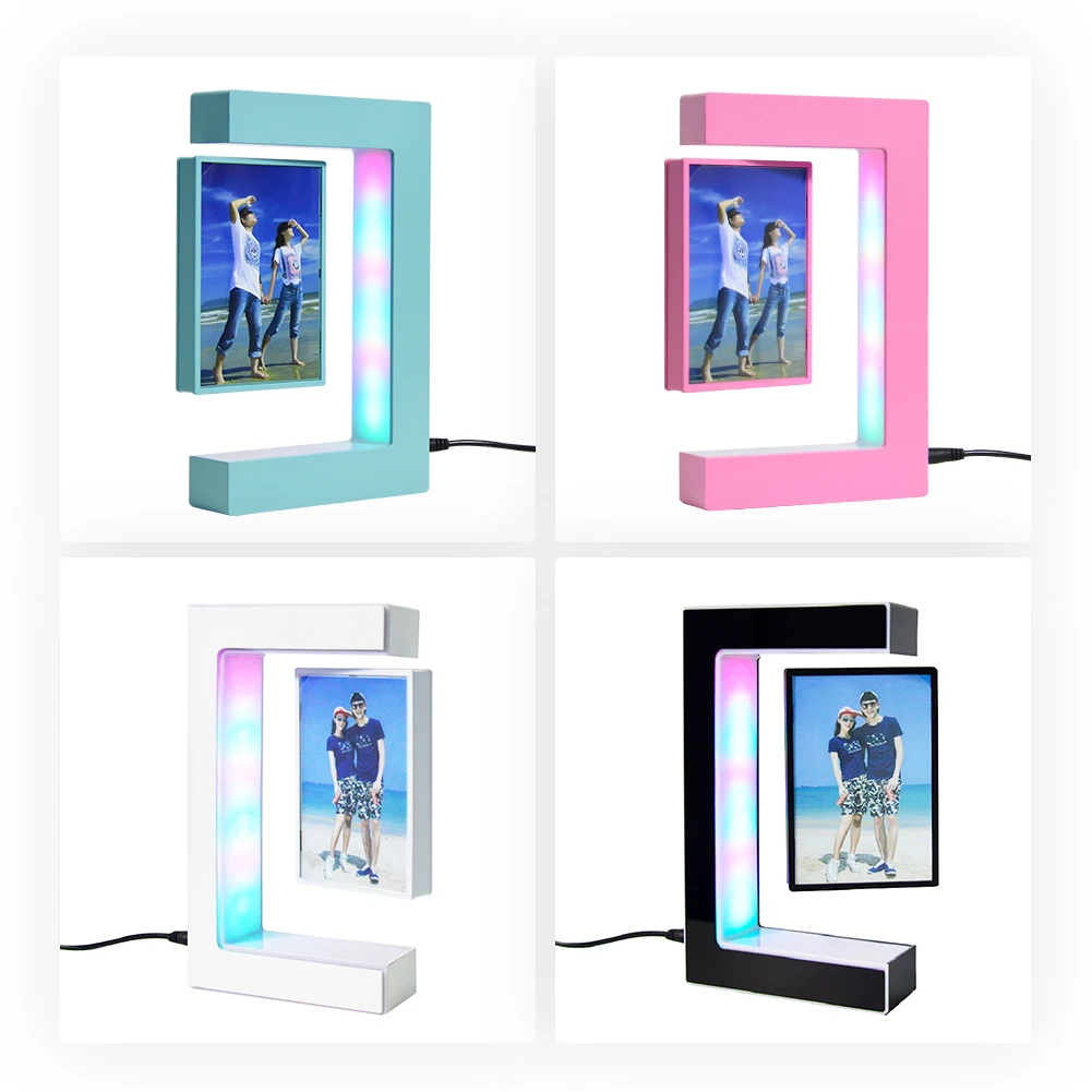 wholesale acrylic floating photo frame for decorate office or desk