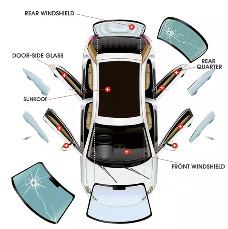 Factory direct sunroof para auto universal Anti UV Rays panoramic sunroof automotive accessories