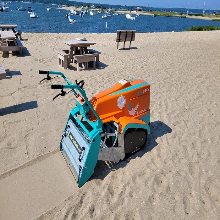 Wholesale Beach Cleaner Sweeper Mini Type Flexible Beach Cleaning Machine Sand Cleaning Machine For Beach Volleyball Courts