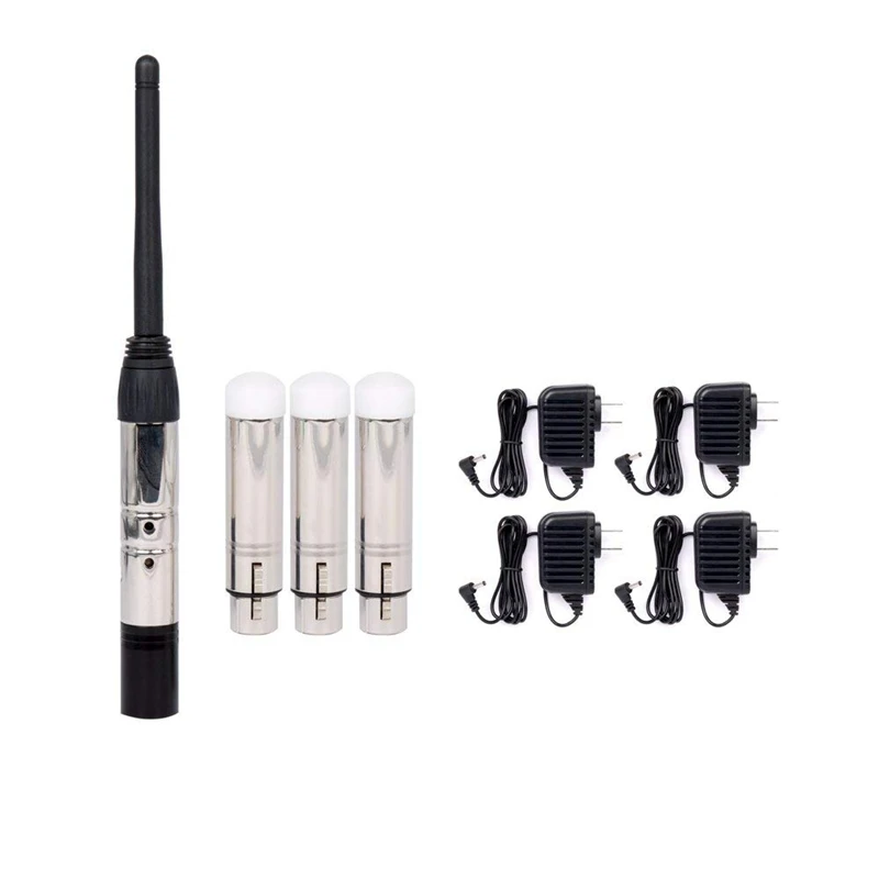 Wireless DMX Controller 3 Receiver & 1 Transmitter DMX512 Wireless Transmitter DJ Stage Lighting Control