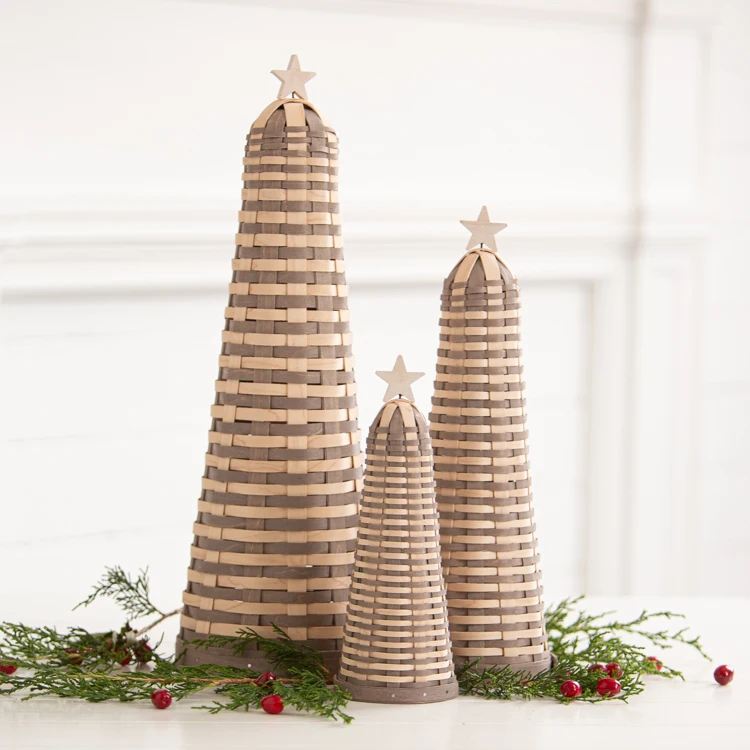 New design with elegent style wooden christmas tree for christmas decoration best quality with comparative price in Vietnam