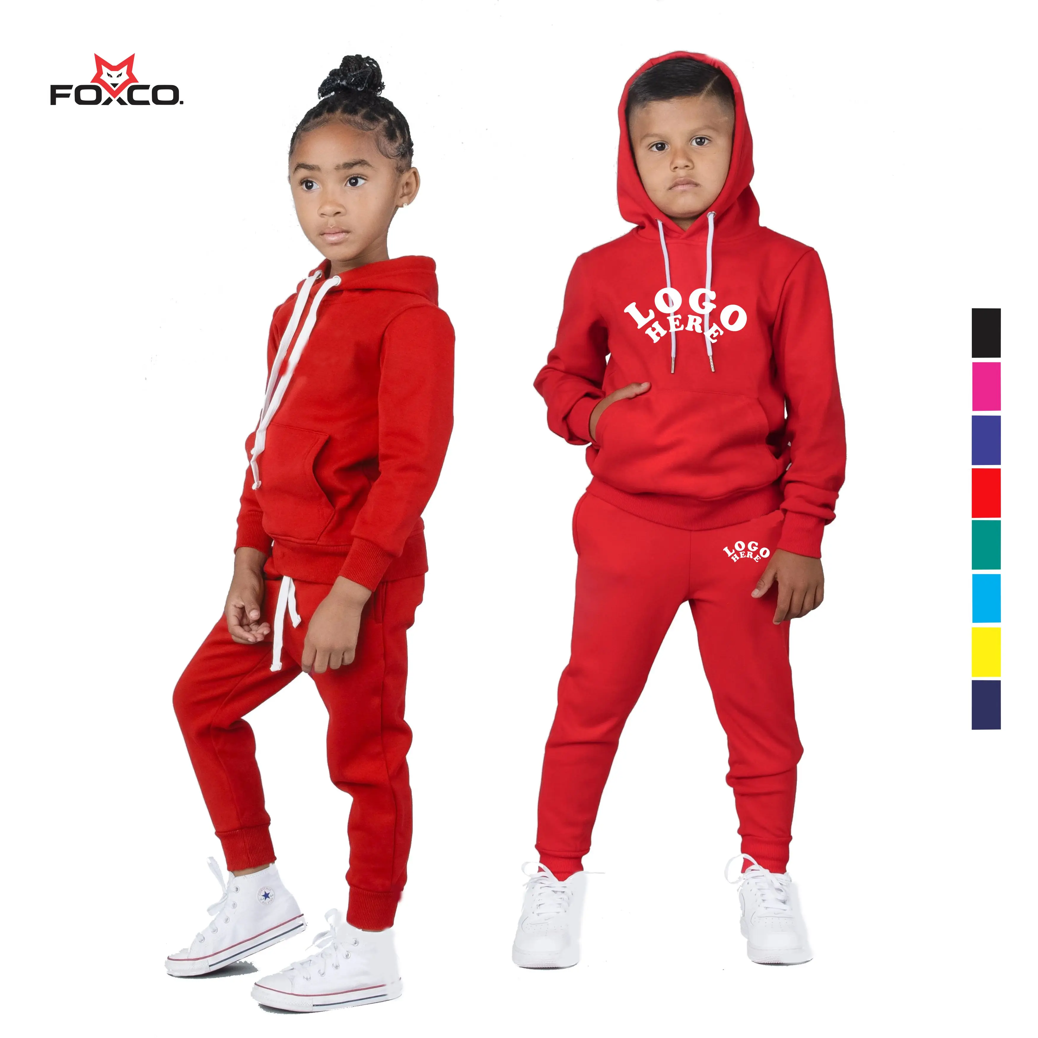 welcome to winter New Product Tracksuit For Children custom Sweatsuit  And Tracking Suit for Kids and young children