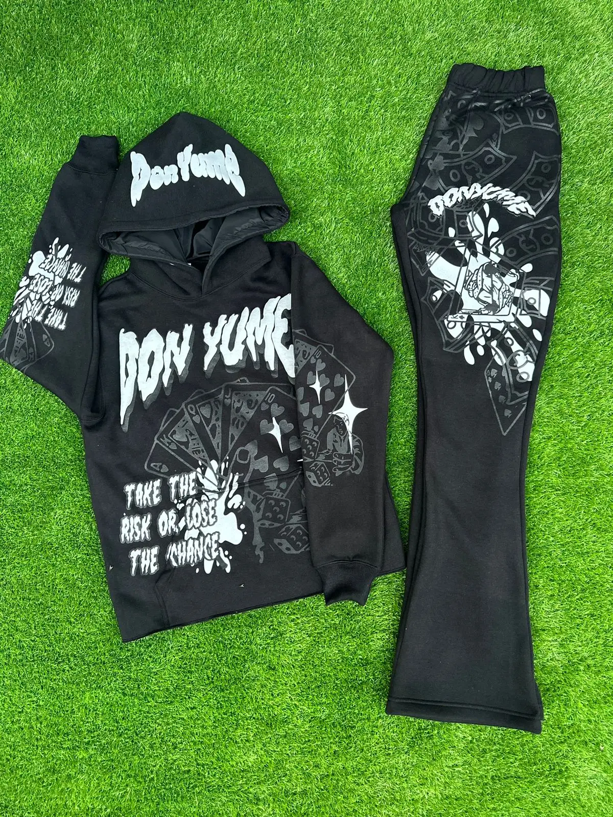 High Quality Heavyweight Acid Wash Tracksuit Vintage Hoodie and Sweatpants Set Custom Design Unisex Acid Washed Sweat Suit