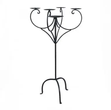 Vintage Design Table Decoration Metal and Glass Candlestick Candle Holder for Wedding Gifting Item Candle Holder at Good Price