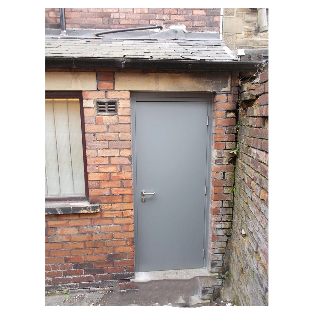Metal exterior outside open school home use security steel door for teacher dormitory