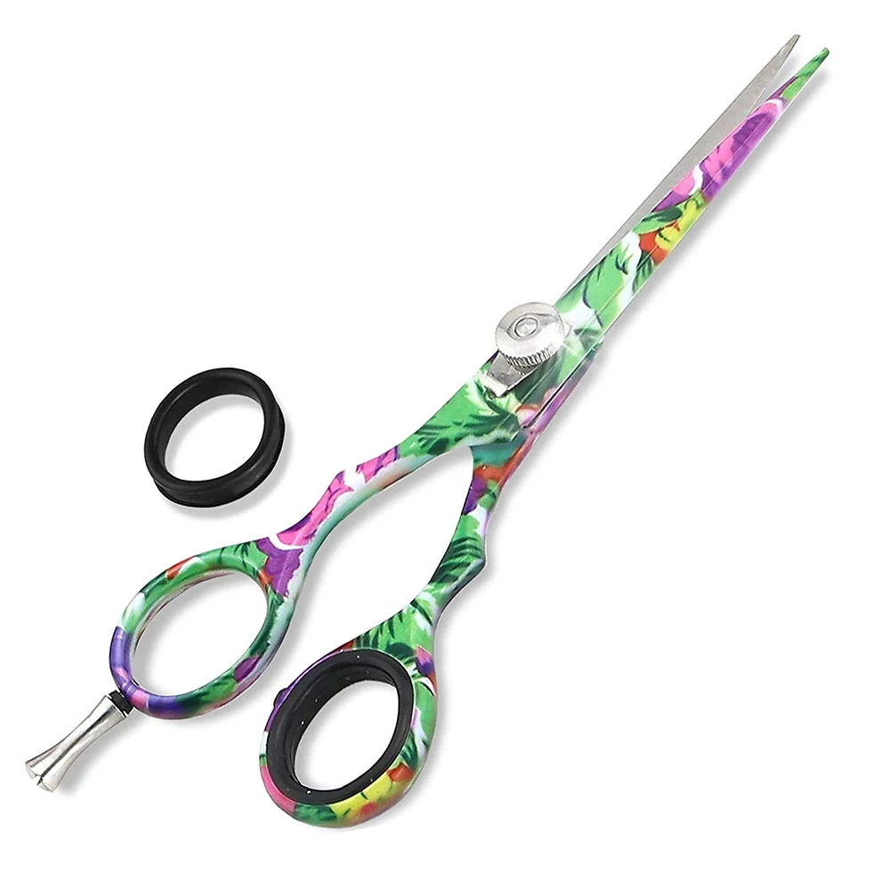 Customized Barber Salon Scissors Paper Color Coated 6 Inch Hair Cutting Scissors Professional Hair Salon Scissor